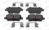 Превью - FDB5202 FERODO Комплект тормозных колодок, дисковый тормоз (фото 3)