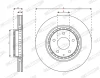 Превью - DDF3070C FERODO Тормозной диск (фото 2)