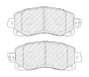 Превью - FDB5299 FERODO Комплект тормозных колодок, дисковый тормоз (фото 2)