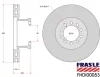Превью - FHDI00053 FRAS-LE Тормозной диск (фото 2)