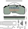 PD/142-K023-HD FRAS-LE Комплект тормозных колодок, дисковый тормоз