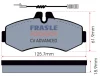 PD/118-A-CV FRAS-LE Комплект тормозных колодок, дисковый тормоз