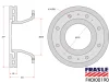 Превью - FHDI00190 FRAS-LE Тормозной диск (фото 2)