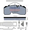 PD/142-K023-CV FRAS-LE Комплект тормозных колодок, дисковый тормоз