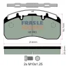 PD/195-K019-HD FRAS-LE Комплект тормозных колодок, дисковый тормоз