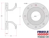 Превью - FHDI00189 FRAS-LE Тормозной диск (фото 3)