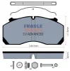 PD/207-K010-CV FRAS-LE Комплект тормозных колодок, дисковый тормоз