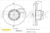 Превью - BD-0012 FREMAX Тормозной диск (фото 2)