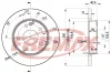 Превью - BD-0112 FREMAX Тормозной диск (фото 3)