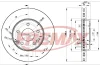 Превью - BD-0410 FREMAX Тормозной диск (фото 3)