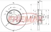 Превью - BD-1093 FREMAX Тормозной диск (фото 3)