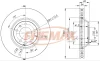 Превью - BD-3324 FREMAX Тормозной диск (фото 3)