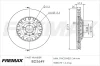 Превью - BD-3649 FREMAX Тормозной диск (фото 2)