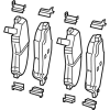 68346917AB CHRYSLER Pad kit