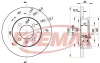 BD-8405 FREMAX Тормозной диск