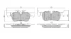 Превью - FBP-0034 FREMAX Комплект тормозных колодок, дисковый тормоз (фото 2)