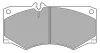 Превью - FBP-0315 FREMAX Комплект тормозных колодок, дисковый тормоз (фото 2)