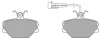 Превью - FBP-0596 FREMAX Комплект тормозных колодок, дисковый тормоз (фото 2)