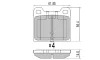 Превью - FBP-0608 FREMAX Комплект тормозных колодок, дисковый тормоз (фото 2)