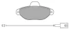 Превью - FBP-0911-01 FREMAX Комплект тормозных колодок, дисковый тормоз (фото 2)