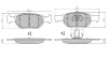 Превью - FBP-0968 FREMAX Комплект тормозных колодок, дисковый тормоз (фото 2)
