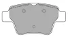 Превью - FBP-1404 FREMAX Комплект тормозных колодок, дисковый тормоз (фото 2)