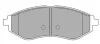 Превью - FBP-1413 FREMAX Комплект тормозных колодок, дисковый тормоз (фото 2)