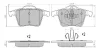 Превью - FBP-1505 FREMAX Комплект тормозных колодок, дисковый тормоз (фото 2)