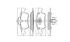Превью - FBP-1523 FREMAX Комплект тормозных колодок, дисковый тормоз (фото 2)