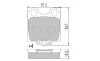 Превью - FBP-1616 FREMAX Комплект тормозных колодок, дисковый тормоз (фото 2)