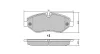 Превью - FBP-1715 FREMAX Комплект тормозных колодок, дисковый тормоз (фото 2)