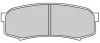 Превью - FBP-1739 FREMAX Комплект тормозных колодок, дисковый тормоз (фото 2)