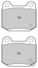 Превью - FBP-1795 FREMAX Комплект тормозных колодок, дисковый тормоз (фото 2)