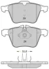 FBP-1811 FREMAX Комплект тормозных колодок, дисковый тормоз