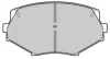 Превью - FBP-1813 FREMAX Комплект тормозных колодок, дисковый тормоз (фото 2)