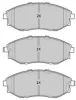 Превью - FBP-1903 FREMAX Комплект тормозных колодок, дисковый тормоз (фото 2)