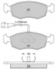 Превью - FBP-1920 FREMAX Комплект тормозных колодок, дисковый тормоз (фото 2)