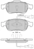 FBP-1937 FREMAX Комплект тормозных колодок, дисковый тормоз