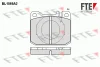 9010022 FTE Комплект тормозных колодок, дисковый тормоз