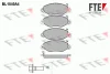 9010416 FTE Комплект тормозных колодок, дисковый тормоз