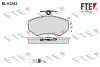 9010034 FTE Комплект тормозных колодок, дисковый тормоз