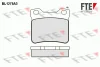 9010089 FTE Комплект тормозных колодок, дисковый тормоз