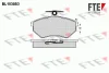 9010016 FTE Комплект тормозных колодок, дисковый тормоз
