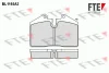 9010044 FTE Комплект тормозных колодок, дисковый тормоз