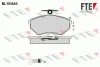 9010015 FTE Комплект тормозных колодок, дисковый тормоз