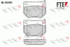 9010254 FTE Комплект тормозных колодок, дисковый тормоз