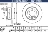 B1.G222-0245.1 GALFER Тормозной диск