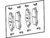 68068762AA CHRYSLER Колодки дисковые торм. перед. jeep