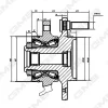 GH34900A GMB Ступица колеса