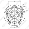 Превью - GH34960M GMB Ступица колеса (фото 2)